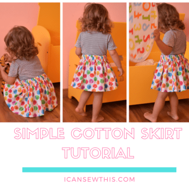 Sewing For Beginners: How To Make A Simple Skirt - I Can Sew This