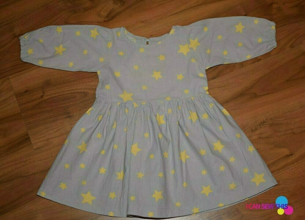 girls long sleeve yellow dress