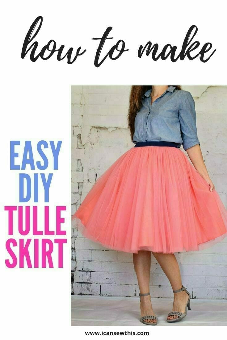 How to make a tulle skirt in 10 simple steps - I can sew this