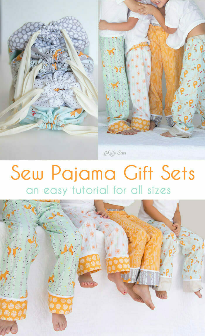 DIY pajama pants gift sets 