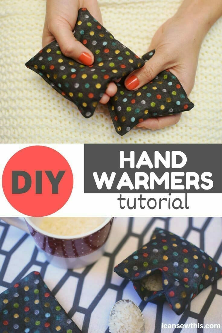 How to make reusable rice hand warmers - I Can Sew This