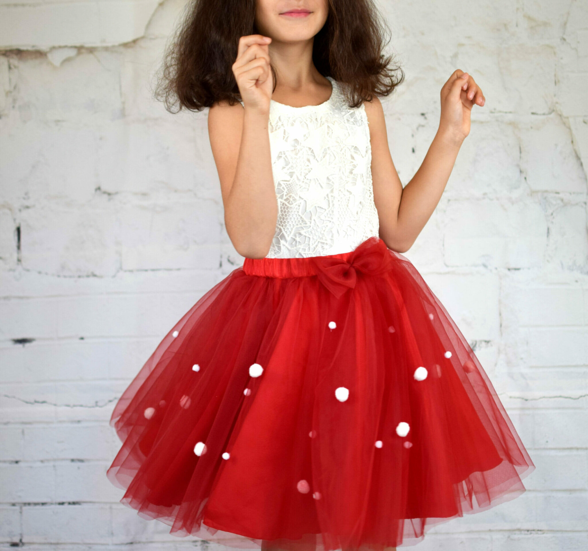 How to make a circle tulle skirt for girls I Can Sew This