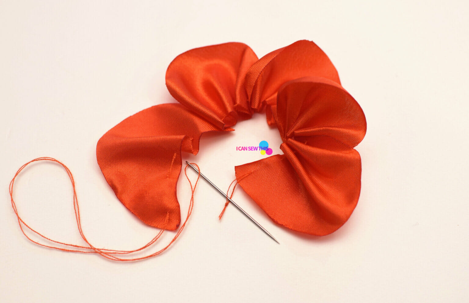 How To Make Fabric Flowers Diy Satin Flowers I Can Sew This