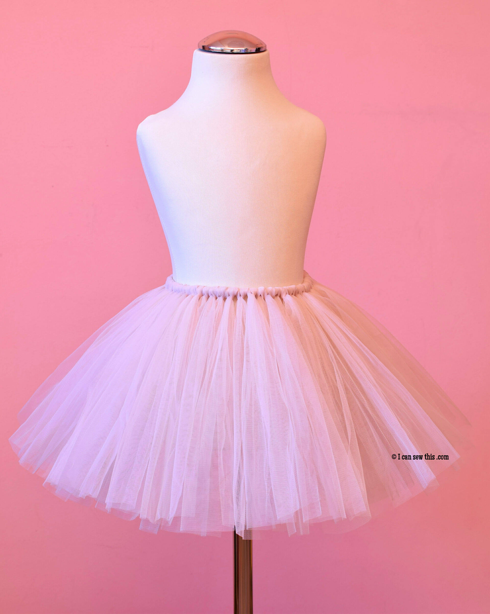 How to make a fluffy no sew tutu skirt for a child I Can Sew This