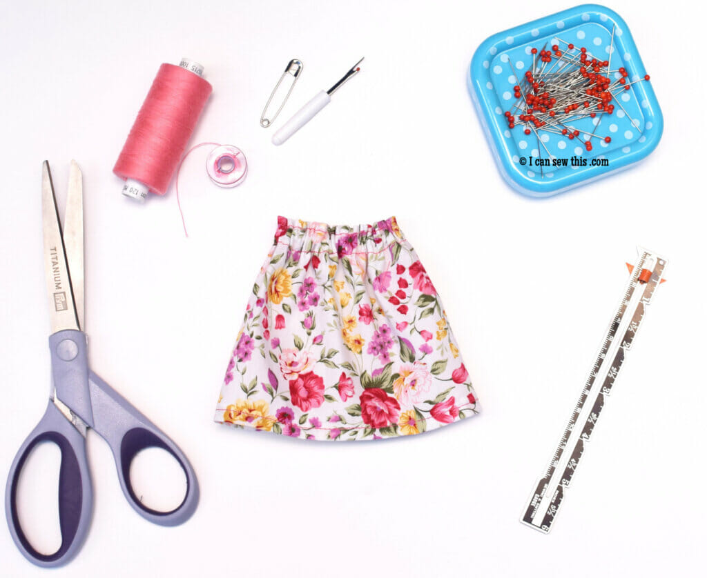 Paola Reina doll DIY skirt free pattern
