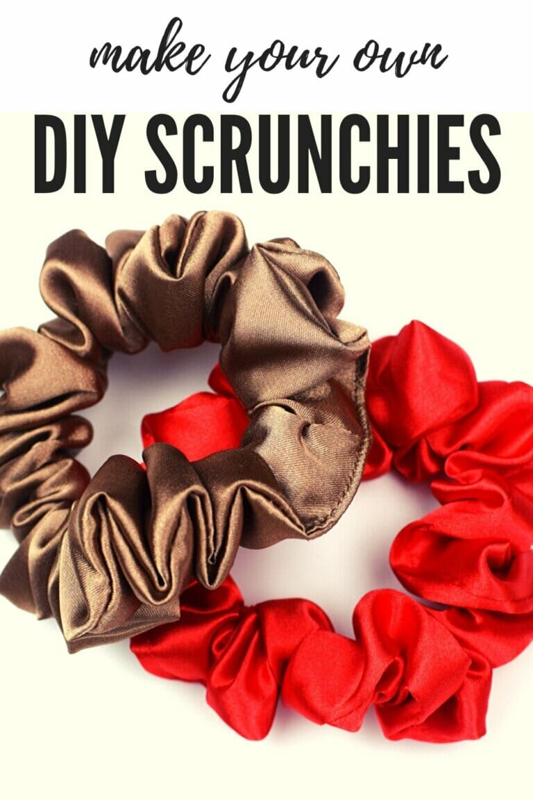How to make satin scrunchies (5 easy steps) I Can Sew This