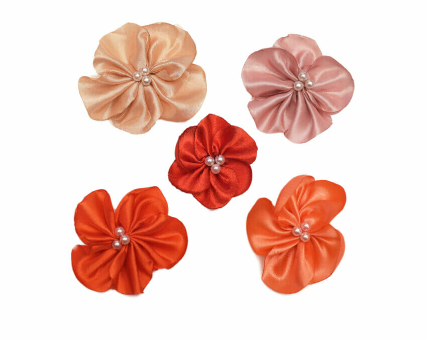 How to make fabric flowers  DIY satin flowers - I Can Sew This