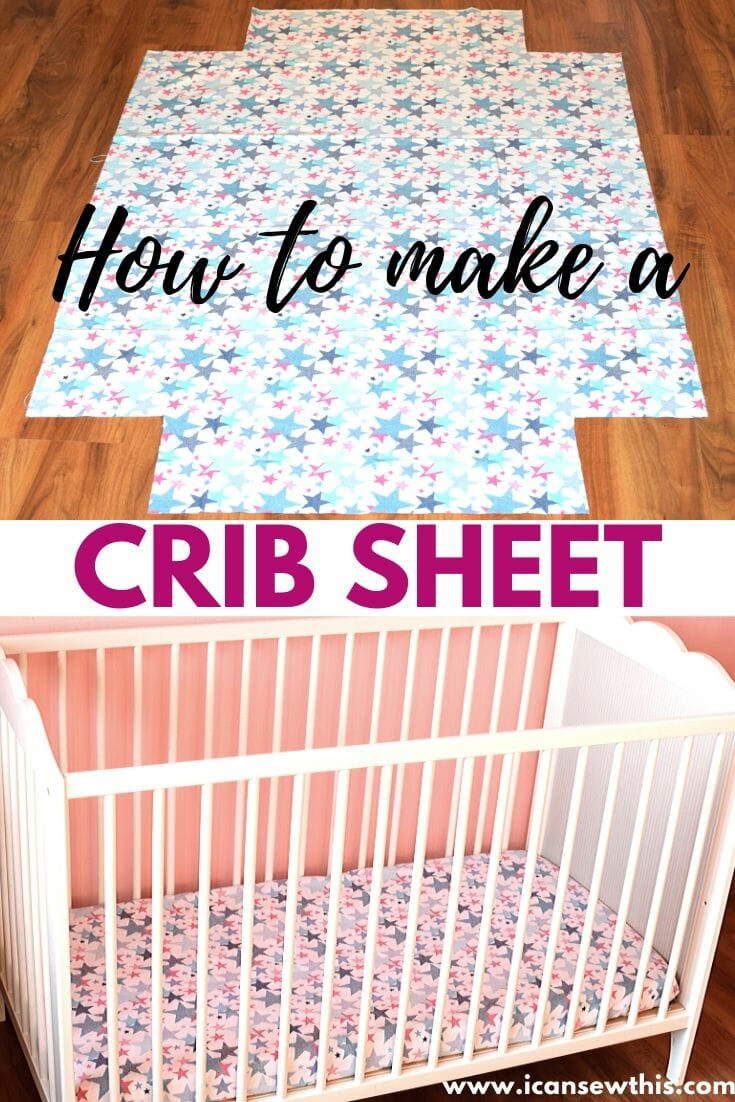 how to make a fitted crib sheet for baby