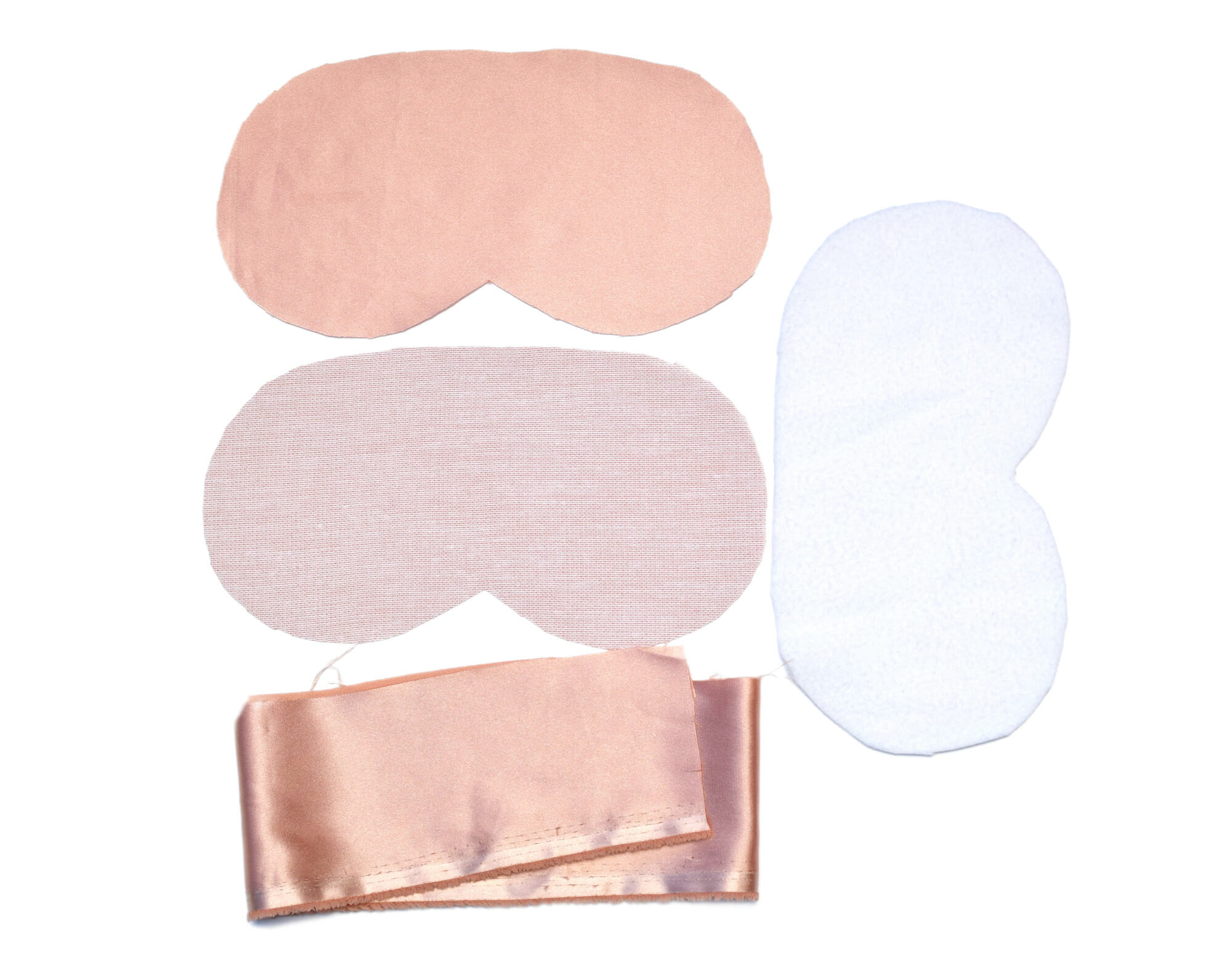 How to make an eye mask pattern pieces