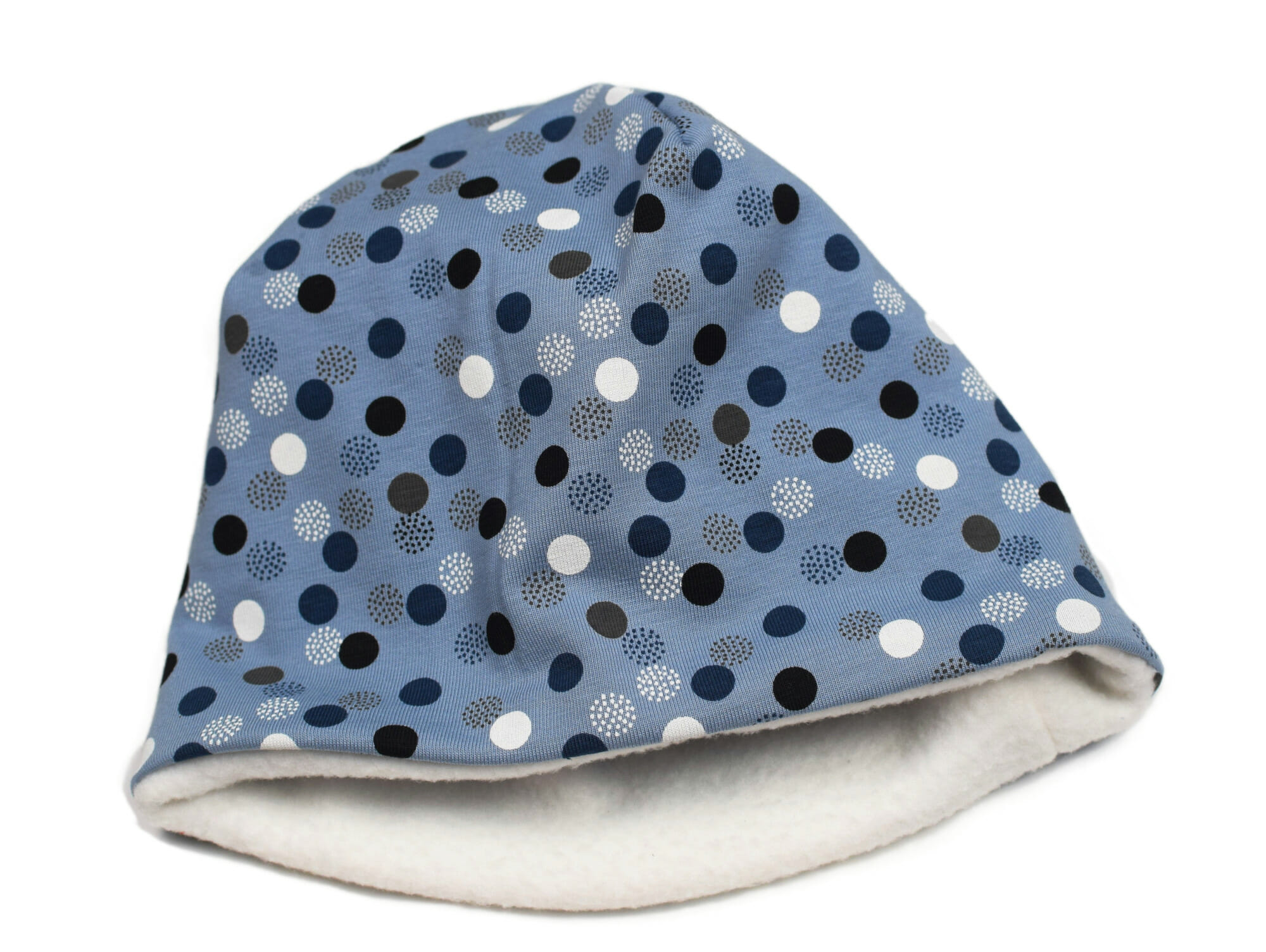 DIY fleece lined beanie hat free pattern