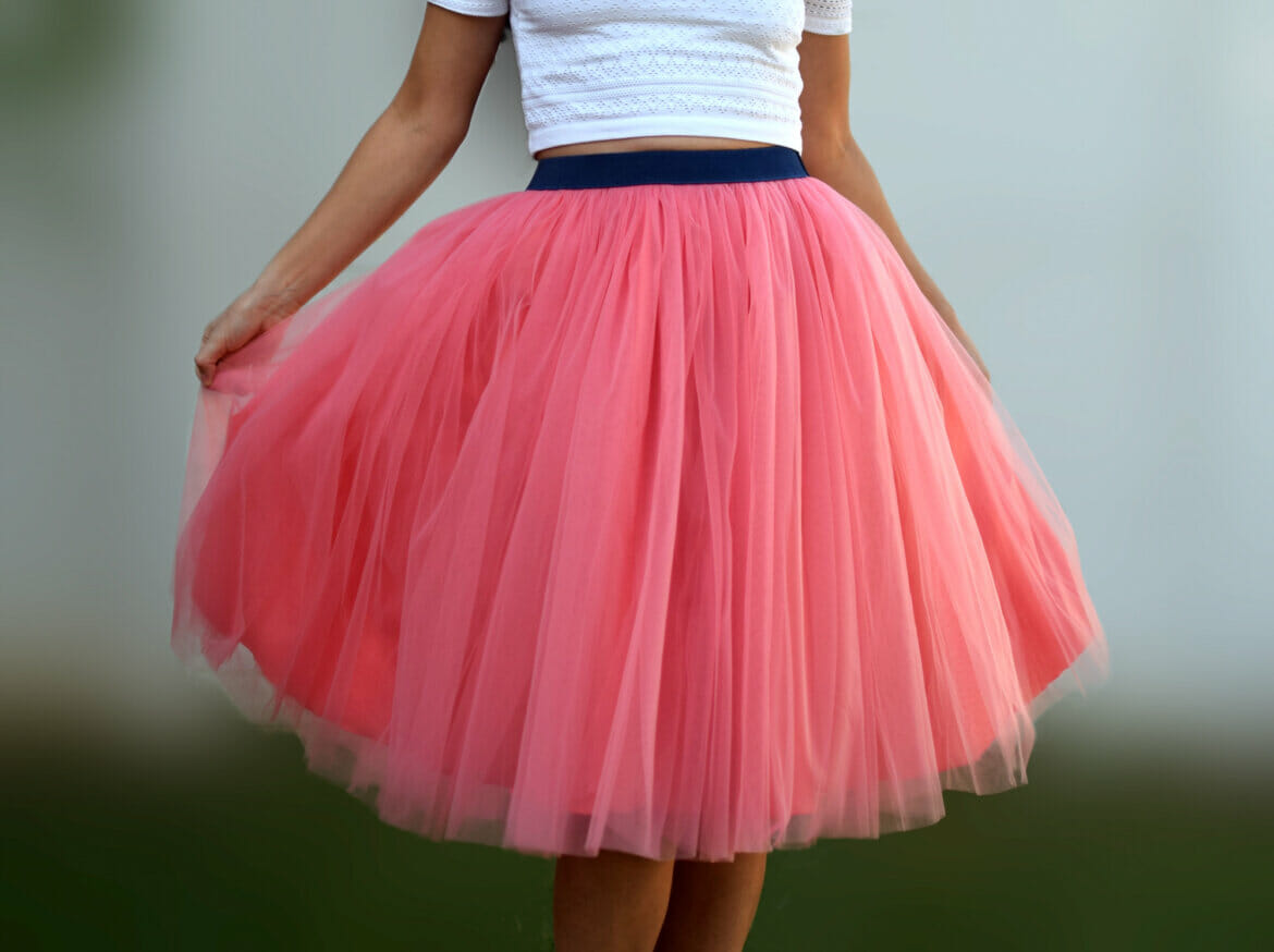 Make a fluffy tulle skirt with elastic waistband - perfect for any ...