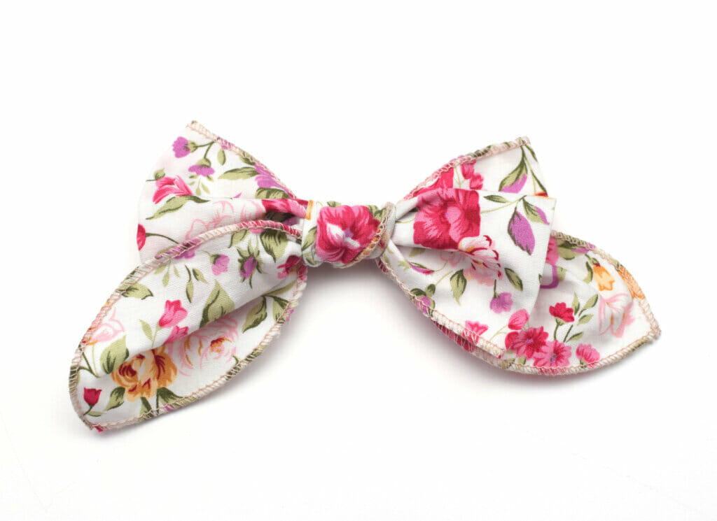 cotton hair bow