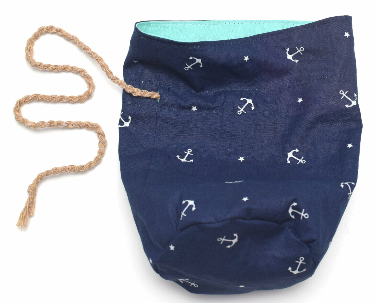 Sew a versatile drawstring dice bag with a round bottom - free pattern ...