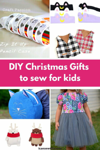 30+ DIY Christmas gifts to sew for kids (free patterns) - I Can Sew This