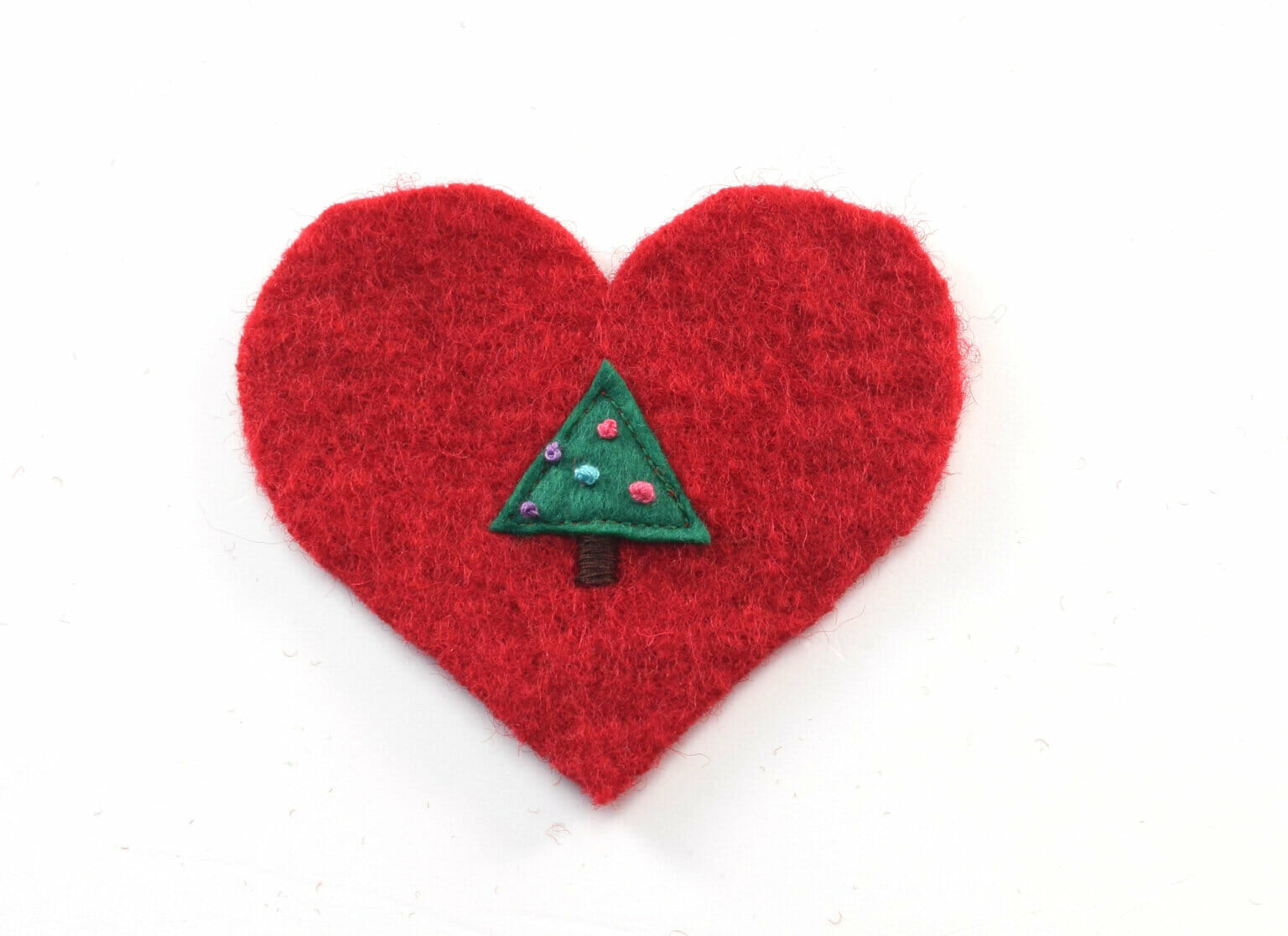 DIY heart shaped Christmas ornaments I Can Sew This