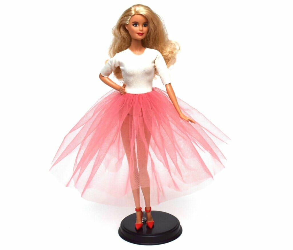 fai da te Barbie vestito di tulle 