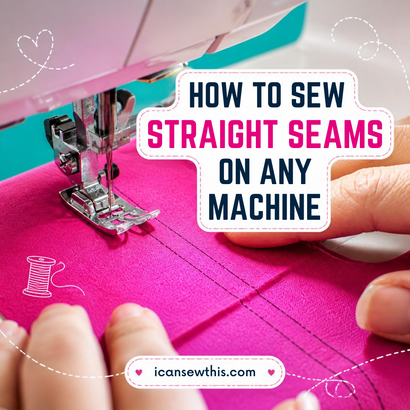 How to sew a straight line on a sewing machine (the complete guide)