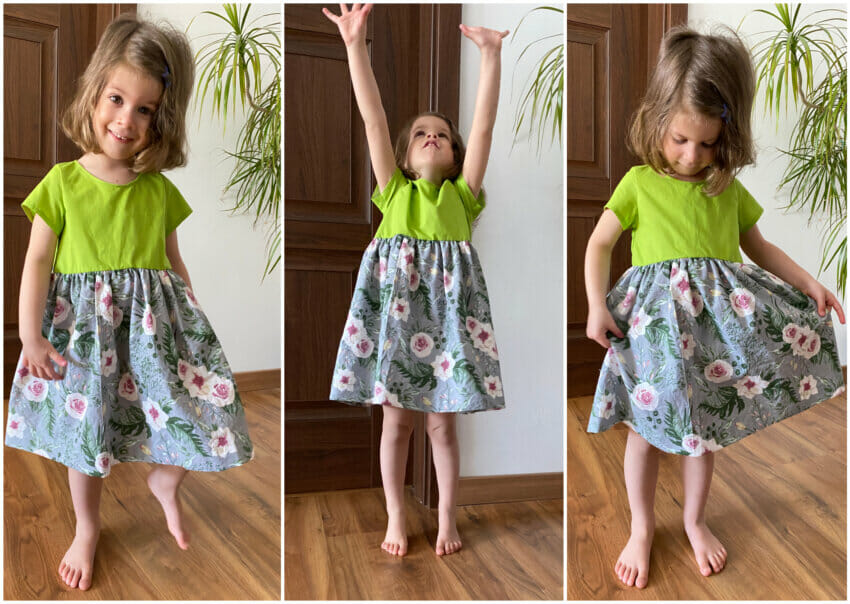 How to sew a gathered dress for girls in 10 simple steps I Can Sew This