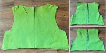 construct the bodice