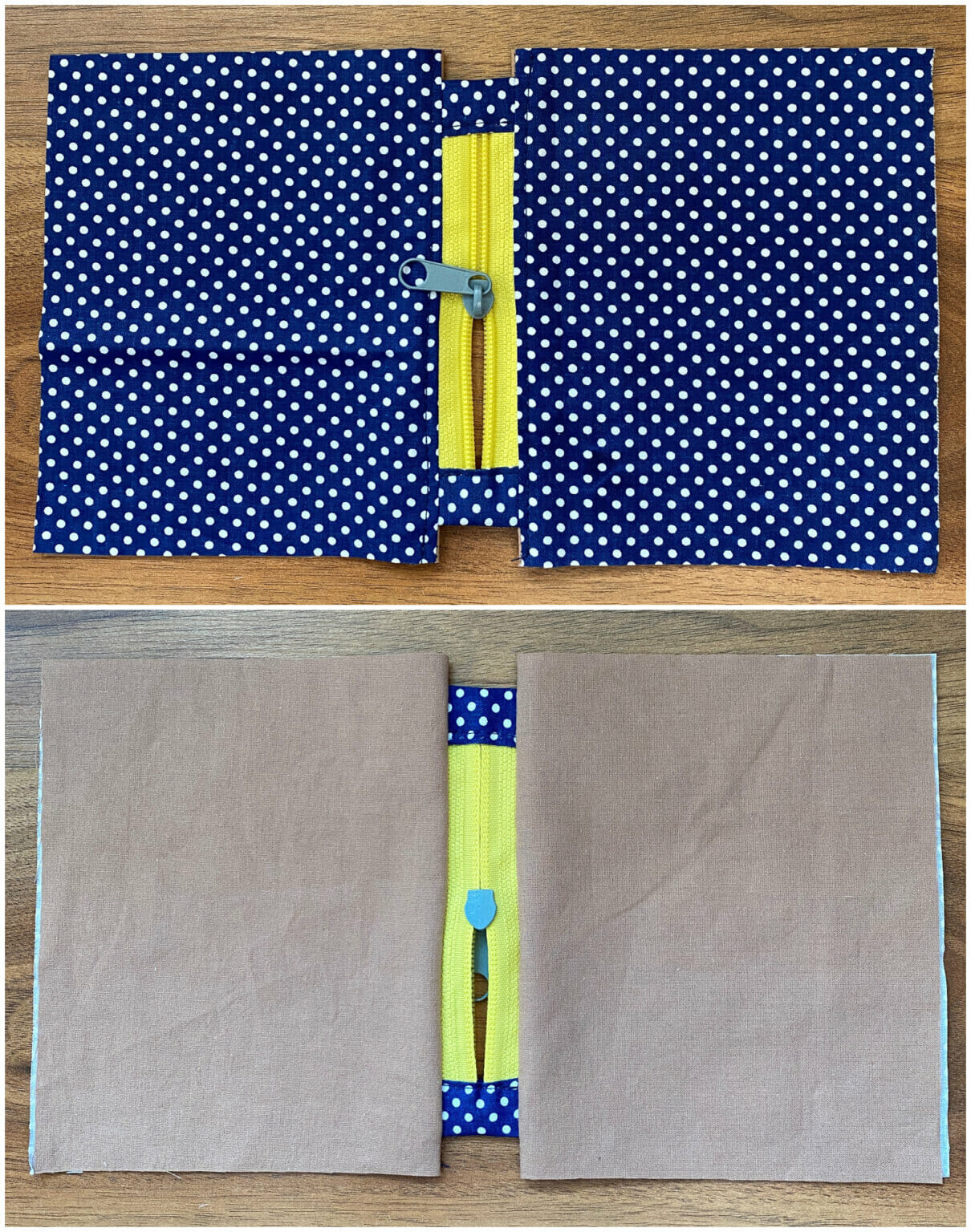 How to make a lined zipper pouch with zipper tabs - I Can Sew This