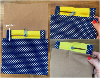 How to make a simple zipper pouch. My foolproof method - I Can Sew This