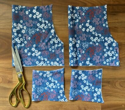 pattern pieces DIY tutorial