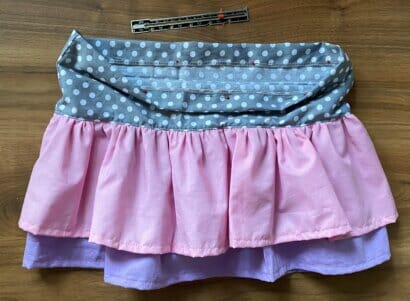 make the waistband casing