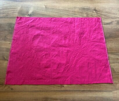 sew the side seams of the skirt