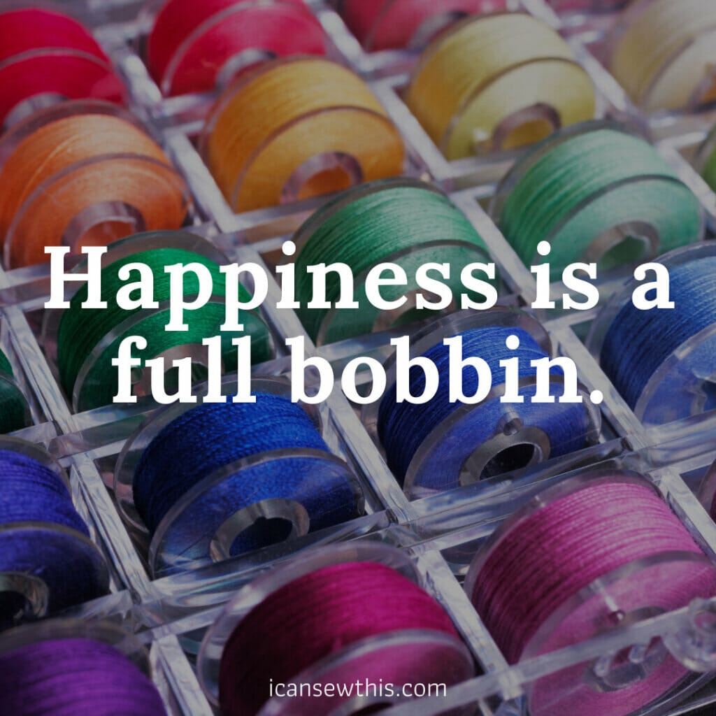 Happiness is a full bobbin