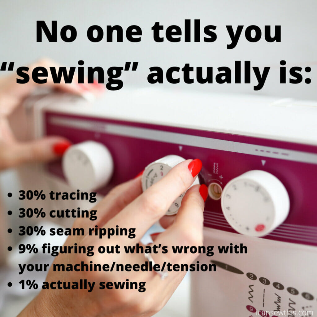 what sewing actually is