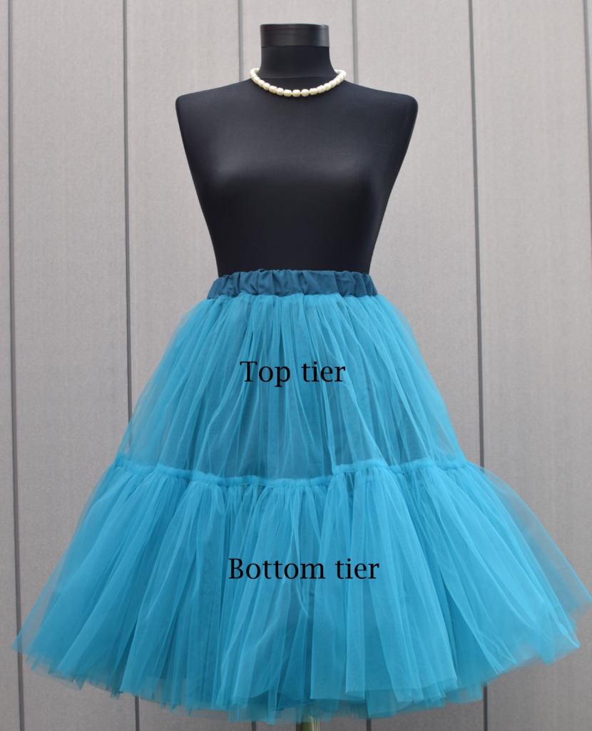 tiered tulle skirt sewing tutorial