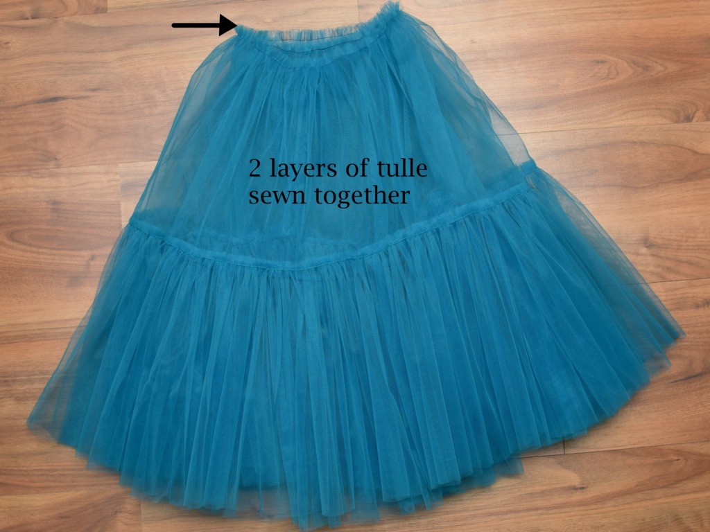 layers of tulle sewn together