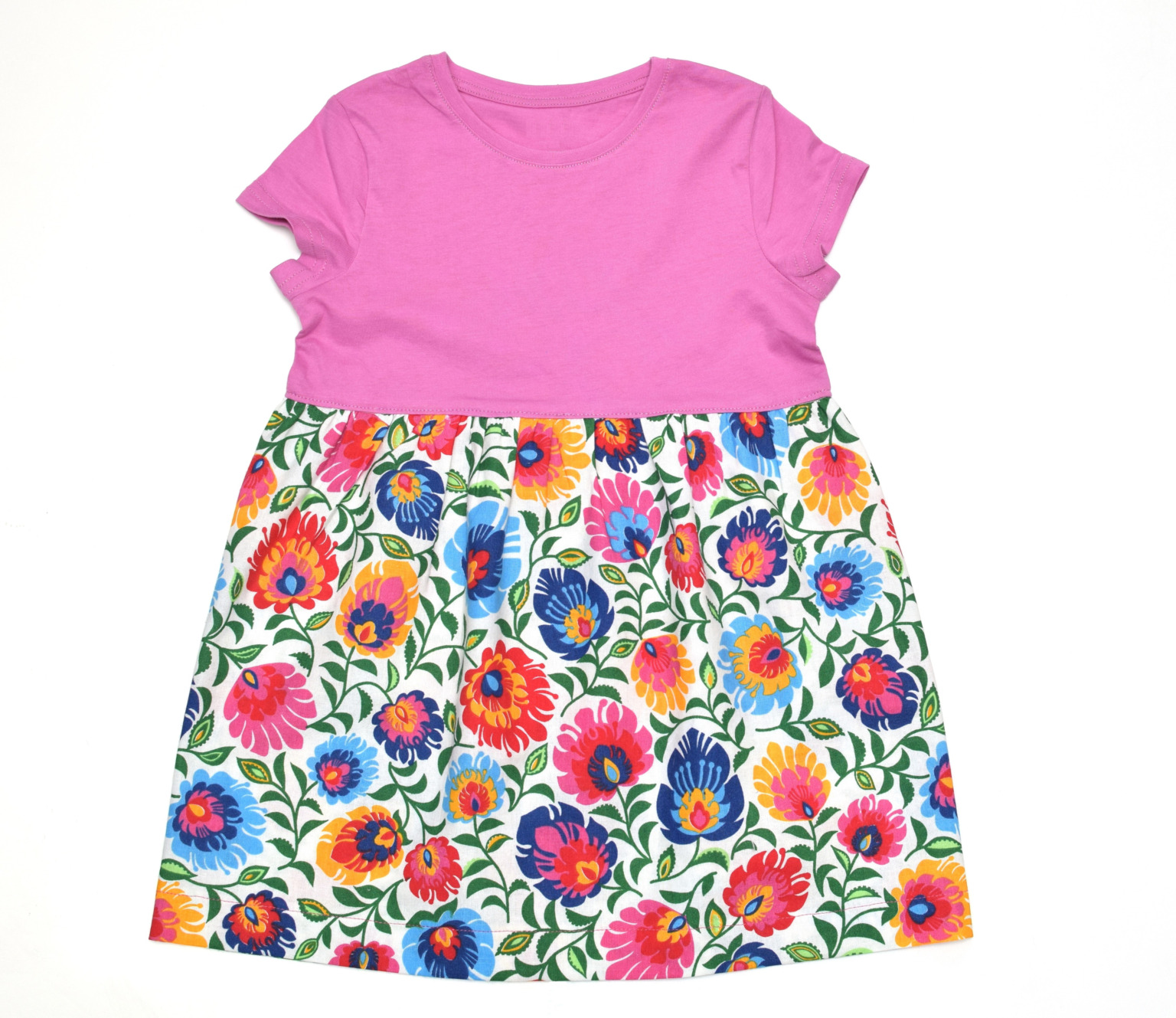 Girls Printed T-Shirt Dress