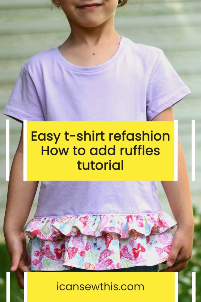 easy t-shirt refashion