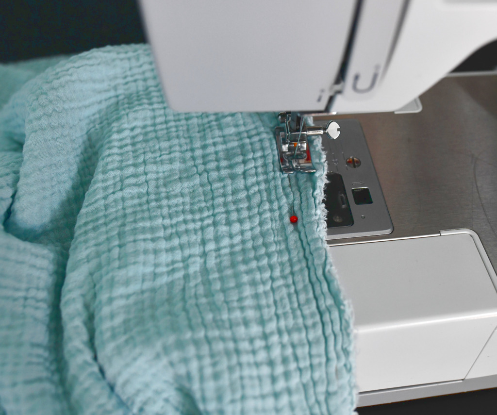sewing with double gauze fabric