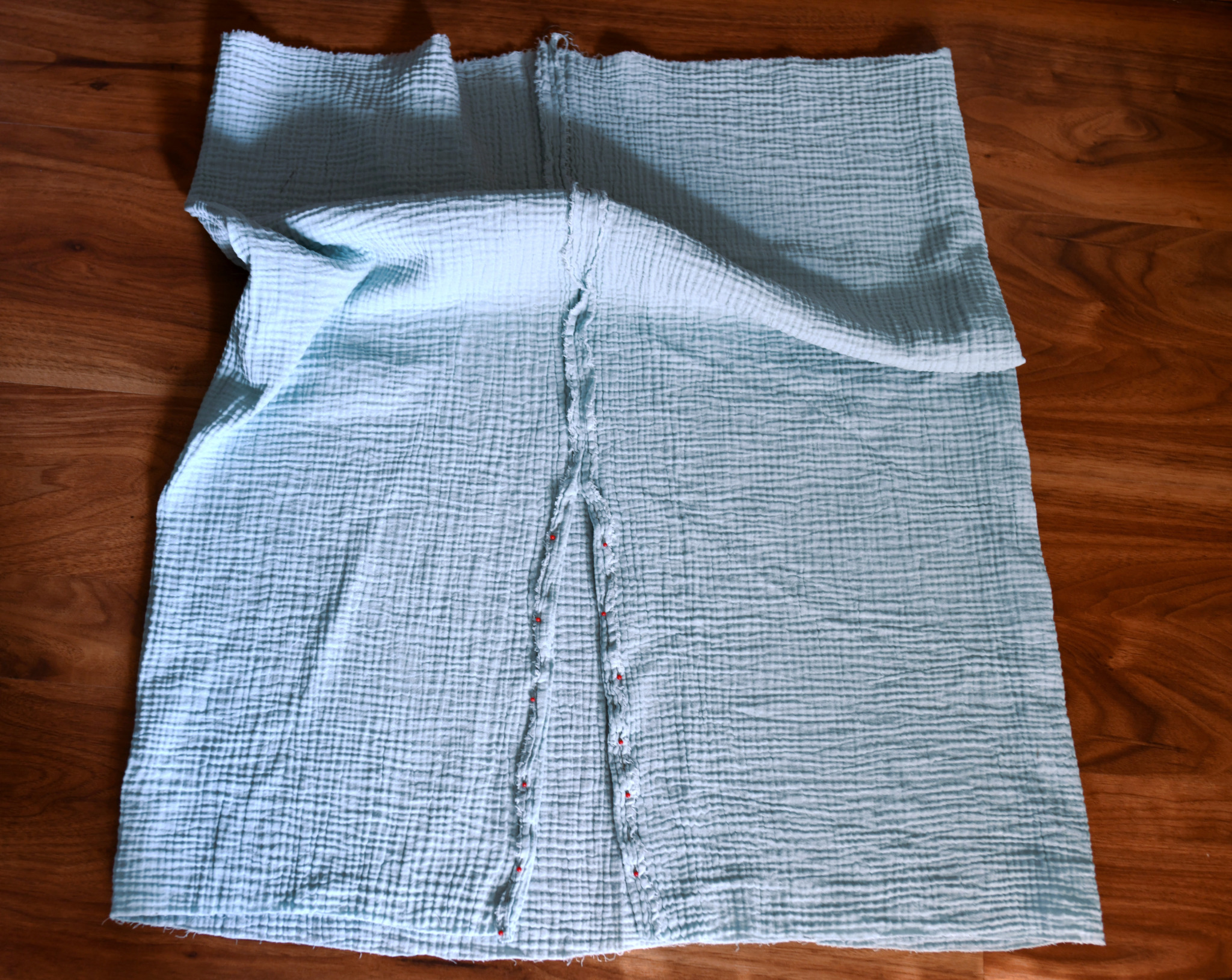 Side-slit double gauze skirt tutorial - I Can Sew This