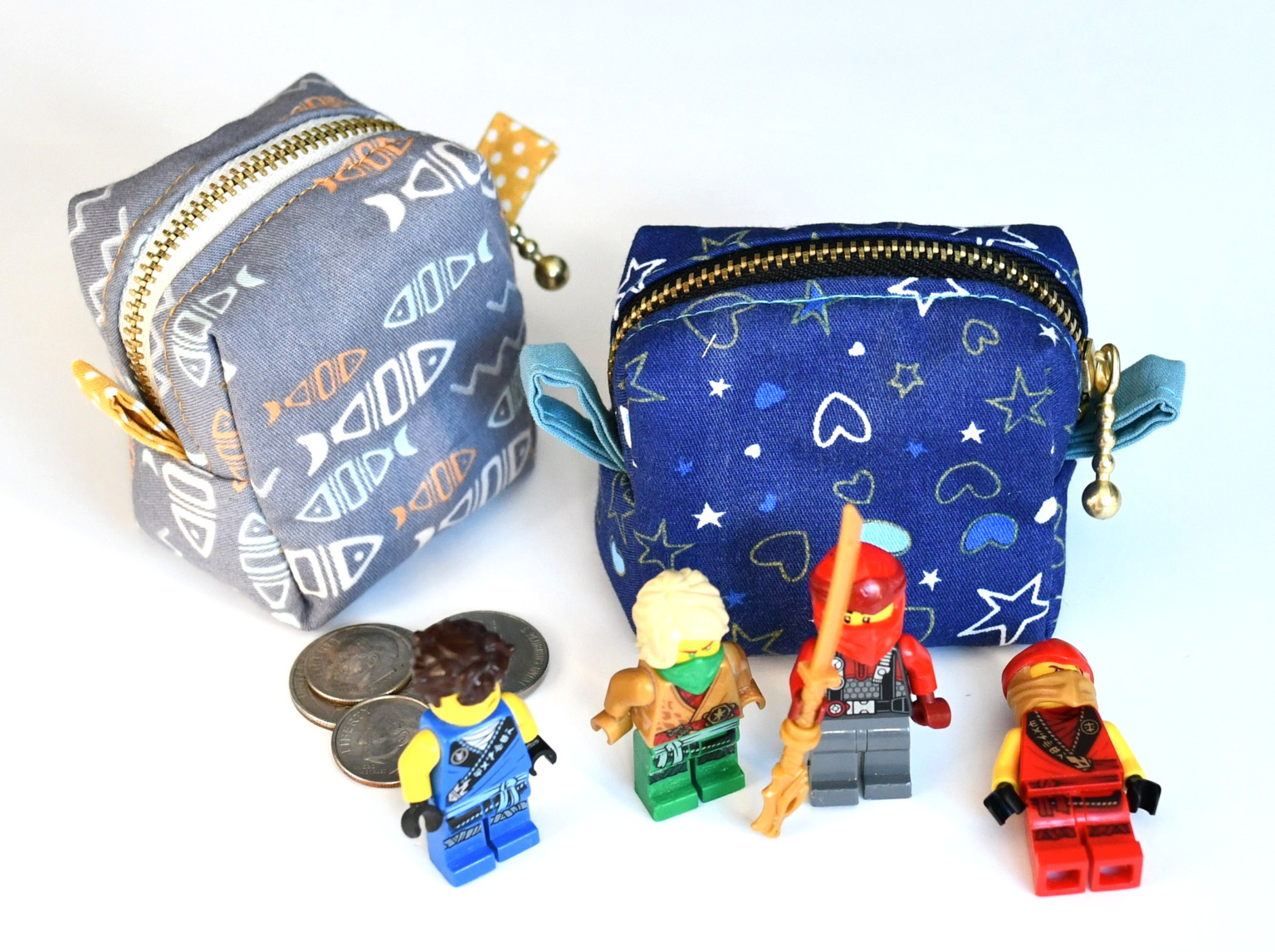 How to make a mini zipper pouch (free pattern) I Can Sew This