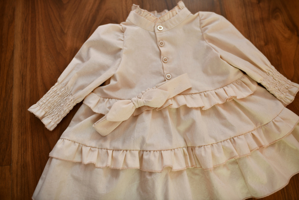 DIY baby christening dress
