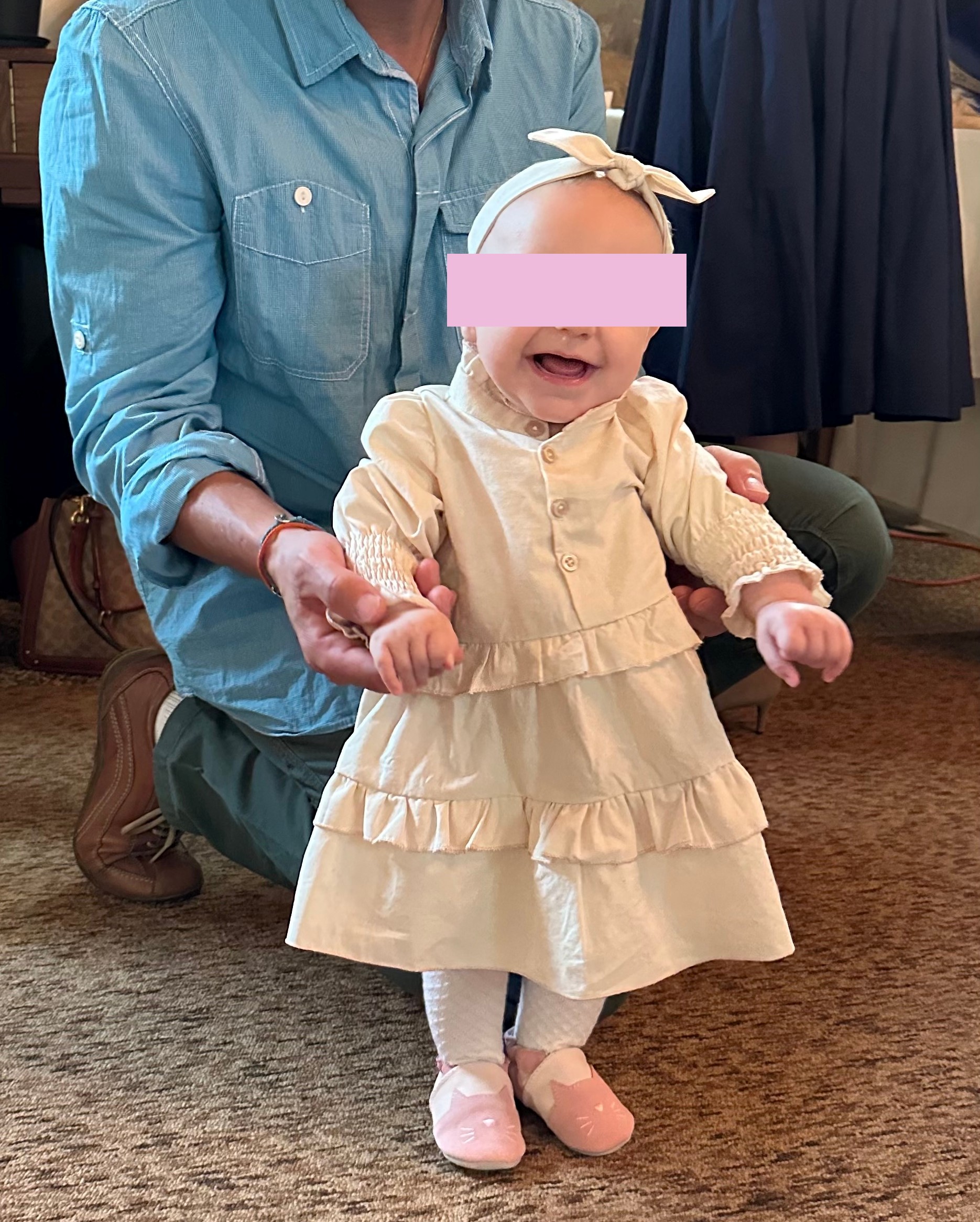 DIY baby christening dress