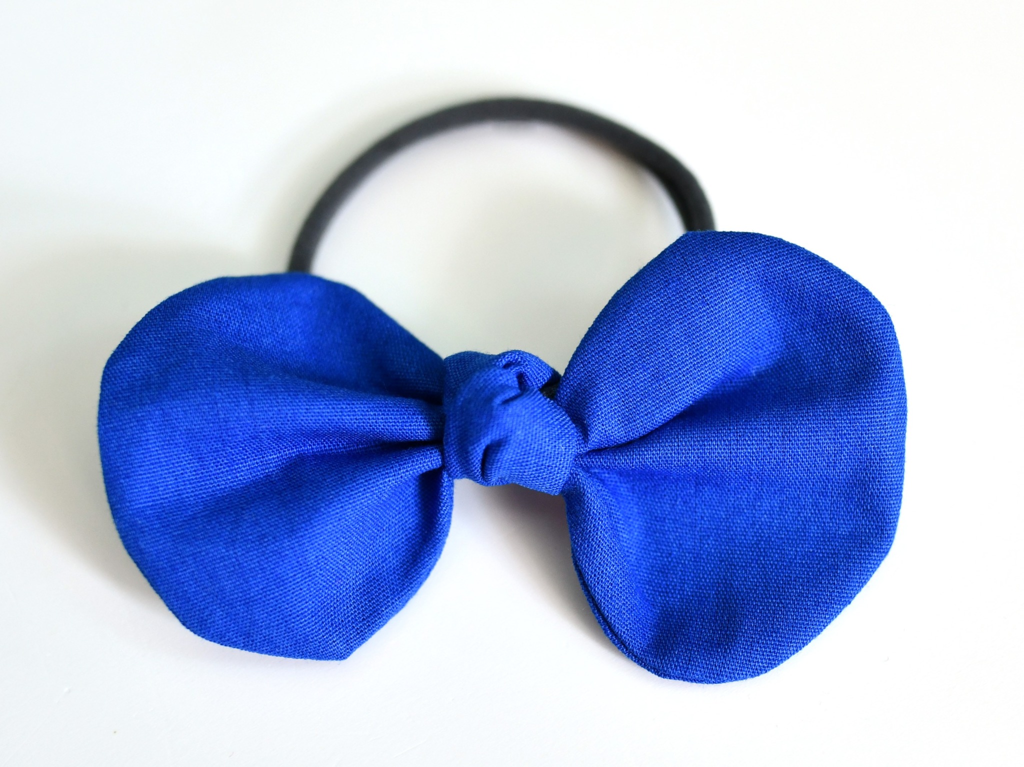DIY knot bow hair ties tutorial I Can Sew This