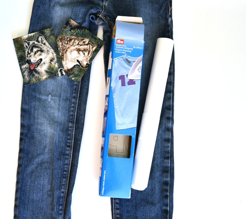 The quickest way to add knee patches to jeans I Can Sew This