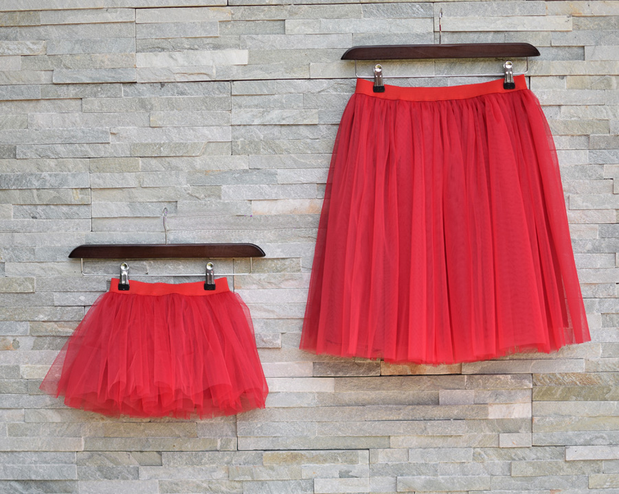 Gathered tulle skirts – sewing inspiration