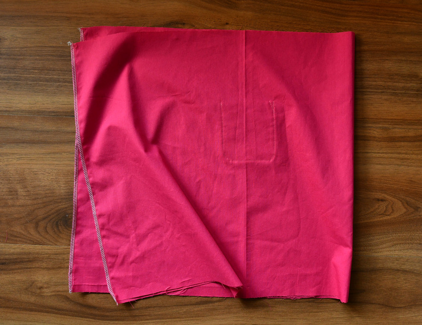 How to sew a cute gathered skirt with rounded patch pockets I Can Sew