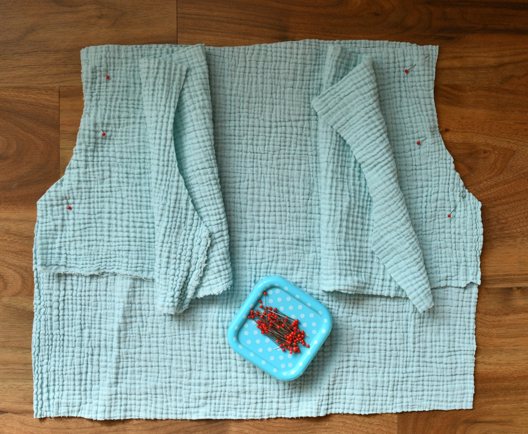 Double gauze peasant top for girls DIY tutorial I Can Sew This