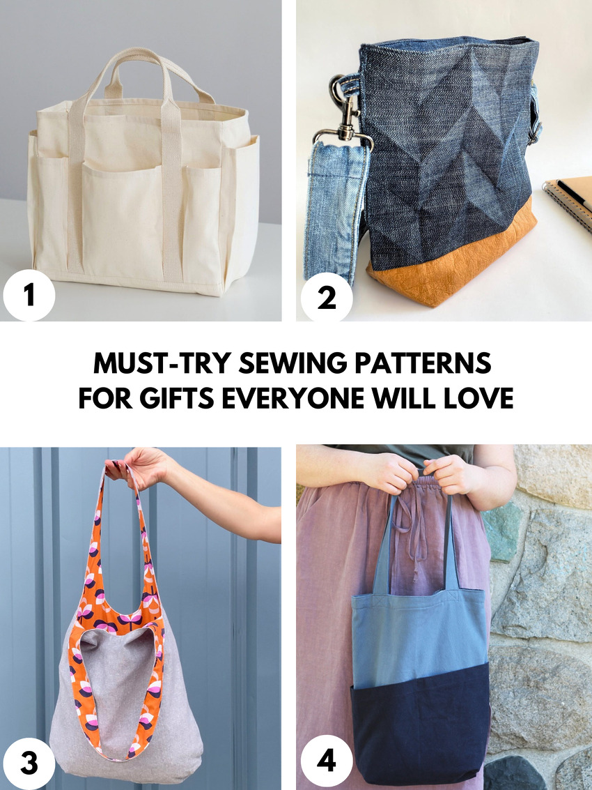 Beginner Friendly Sewing Gifts: Tote Bags and Pouches