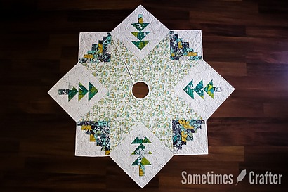 Quilted Christmas Tree Skirt PDF pattern