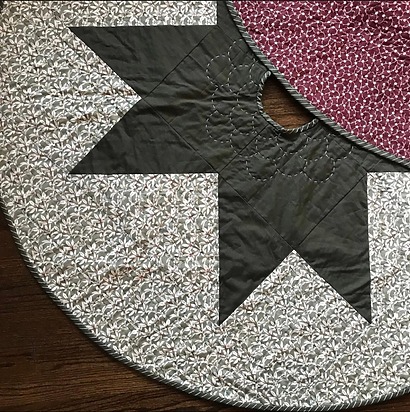 Quilted Christmas Tree Skirt Pattern