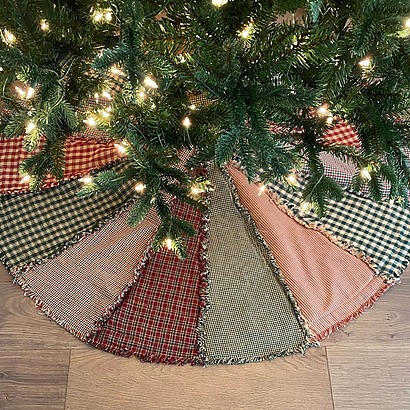 Ragged Christmas Tree Skirt Pattern Jubilee CreativeS