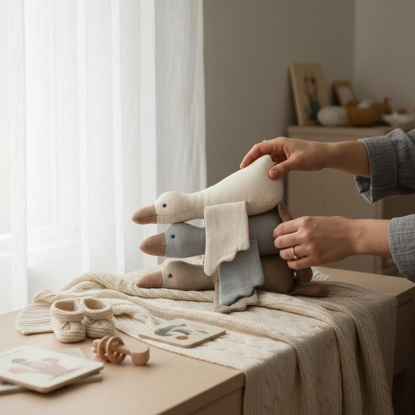 Stuffed goose sewing pattern by Celebrate Who You Art