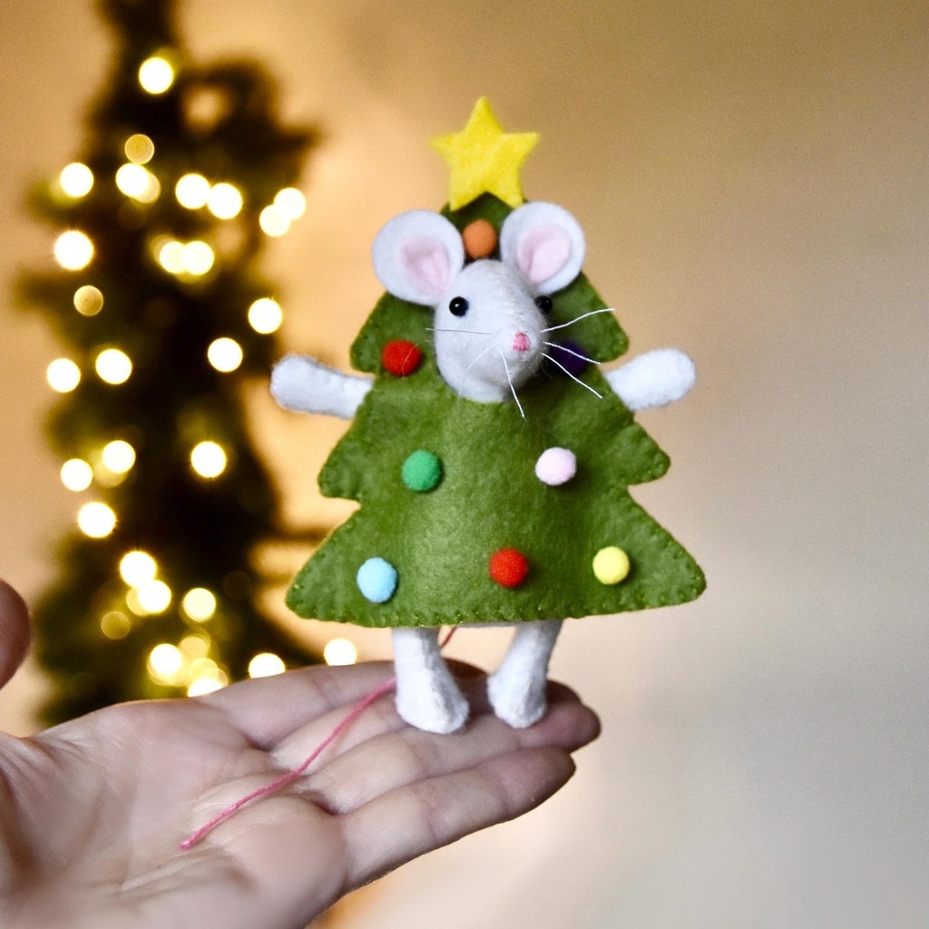 Christmas Tree Costume Mouse Sewing Pattern